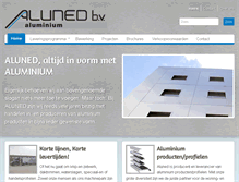 Tablet Screenshot of aluned.nl